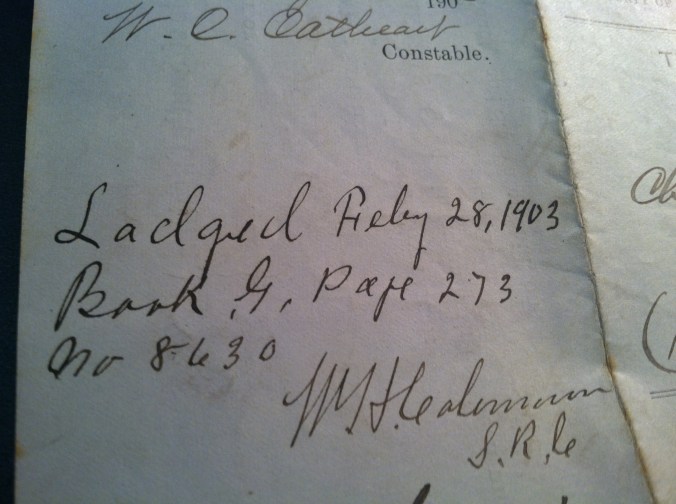 Mismatched address on arrest warrant