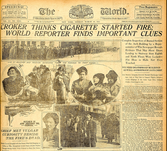 Front page of the World