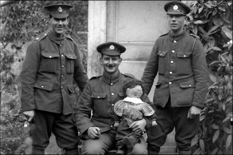 The stereotype about men not liking dolls must be incorrect!