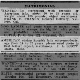 After reading J.A. Scott's ad, Frank Franks looks better and better!