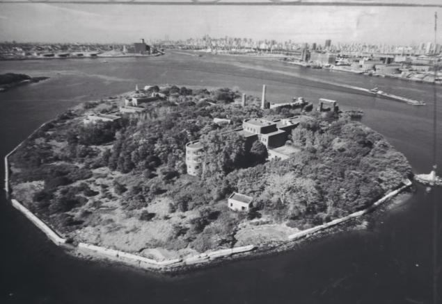 North Brother Island in East River