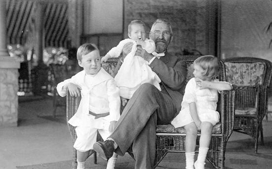 Following the move to Reynolda, Mr. Reynolds dies in July, leaving $120,000 to each of the two city hospitals, one for whites and one for blacks