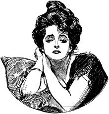 Illustrated Gibson Girl