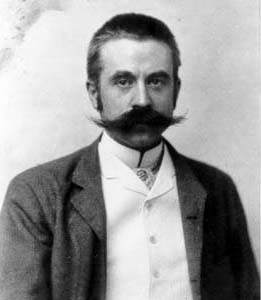 White's moustache may be described as impressive.