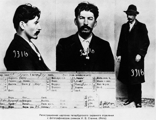 Joseph Stalin's Mug Shots