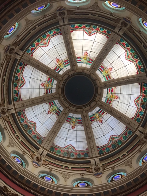 Inside the 1904 dome