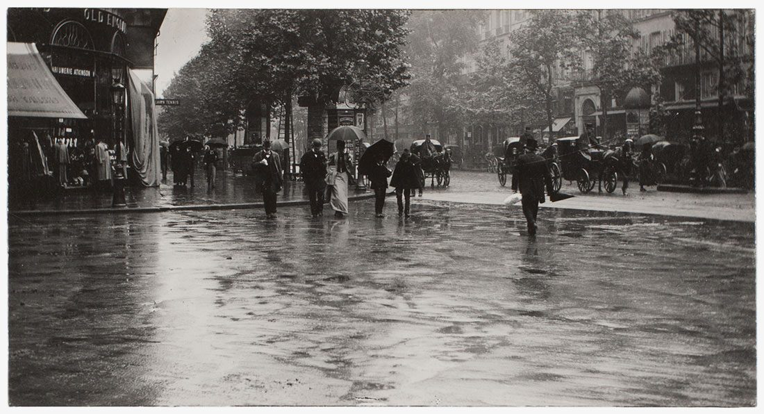 A Wet Day on the Boulevard, Paris, 1894 Alfred Stieglitz (American, 1864–1946)